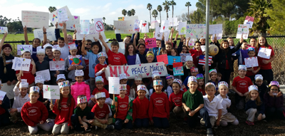 Marching for peace
