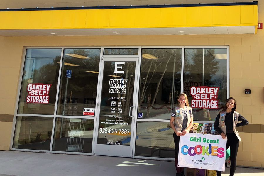 Oakley Self Storage is Proud to Support Troop 30392 With Their Girl Scout Cookie Fundraiser