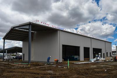 Liberty Union High School District Bus Barn Making Progress News