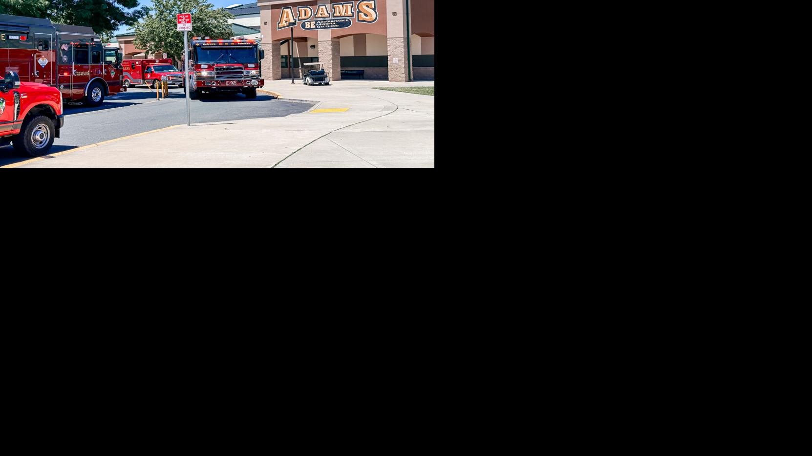 Two students airlifted after suffering burns during class project at Adams Middle School