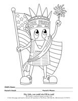 The Press Coloring Page
