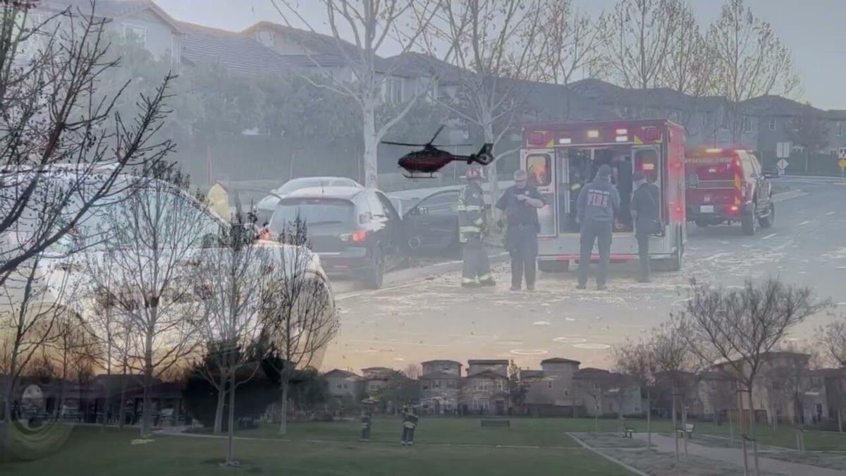 1 hospitalized in Brentwood crash News