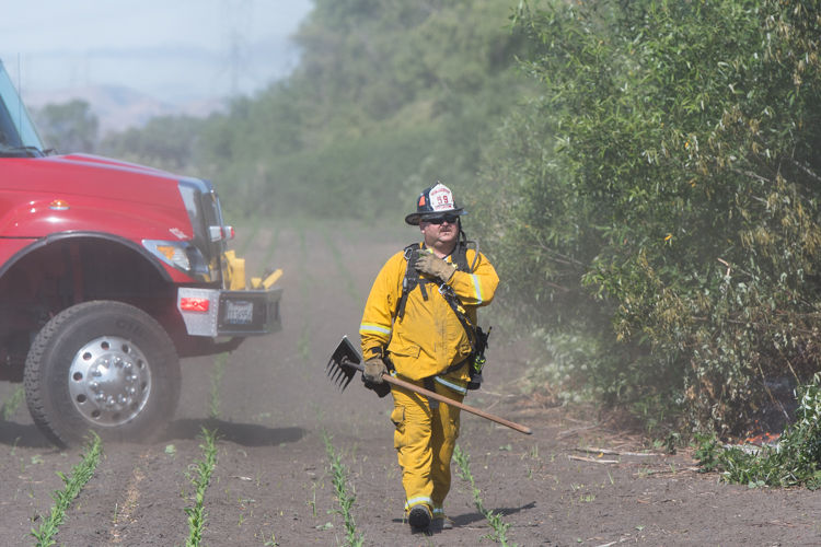 Vegetation fire burns near Knightsen News