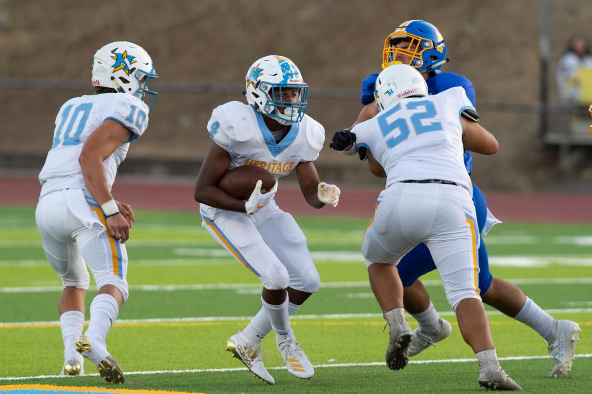 Foothill High football team runs over Heritage Sports
