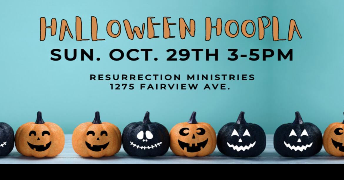 Halloween Hoopla Community Calendar