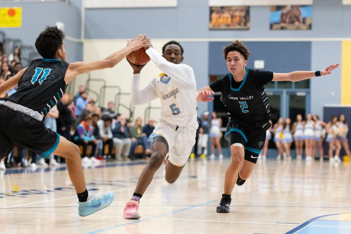 Heritage Boys Basketball Team Downed By Deer Valley Sports Thepress Net