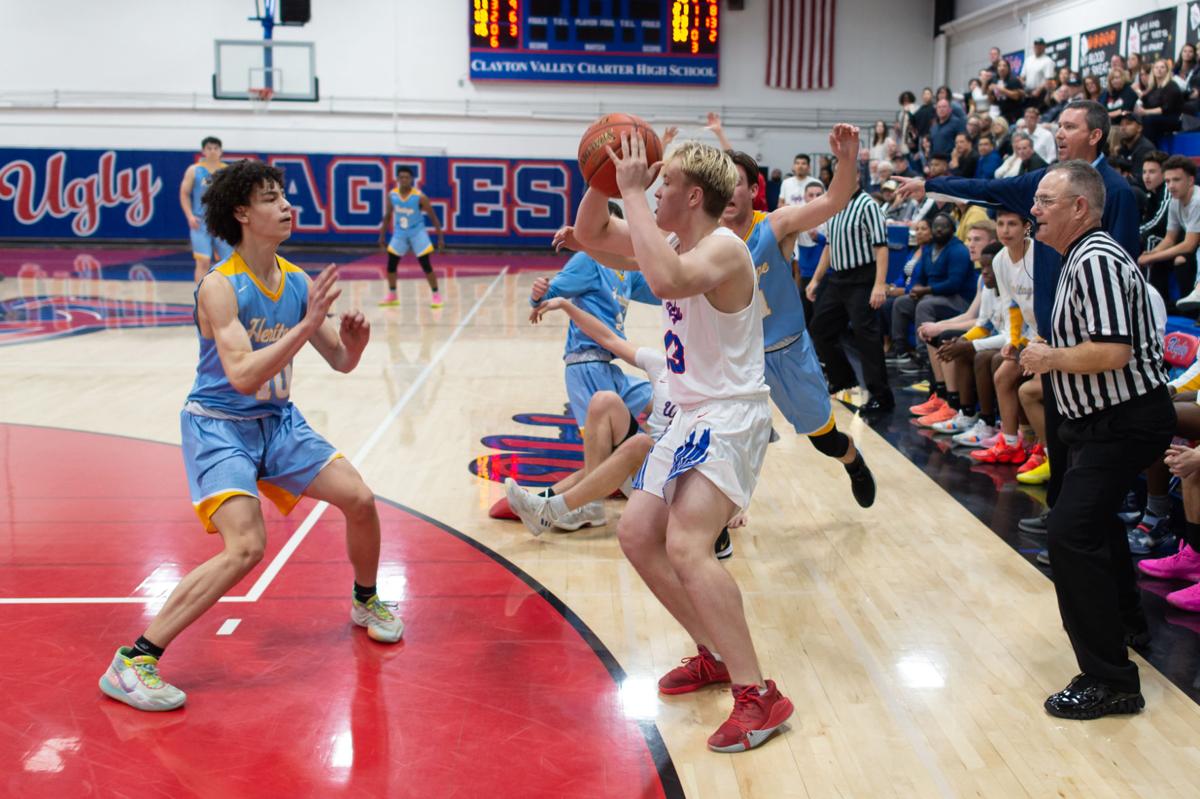 Heritage Boys Basketball Team Upsets Clayton Valley Charter In