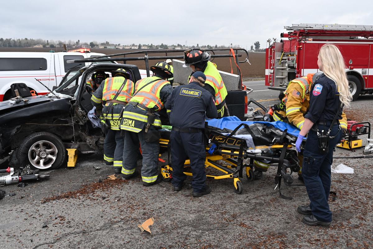 Excessive speed leads to threevehicle accident in Byron Breaking