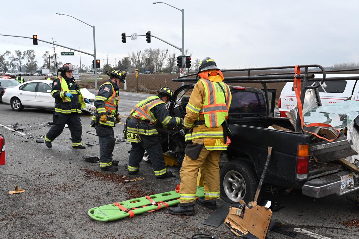 Excessive speed leads to threevehicle accident in Byron Breaking