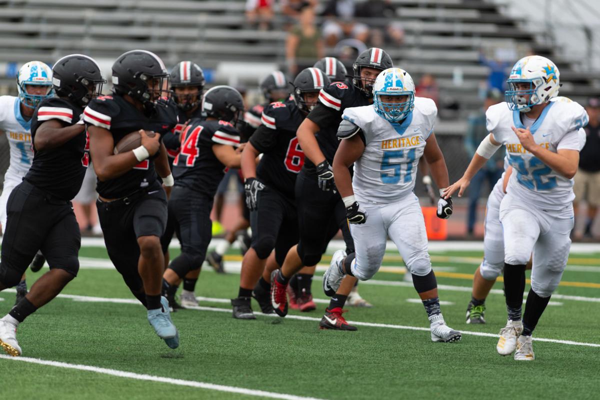 Heritage v James Logan football