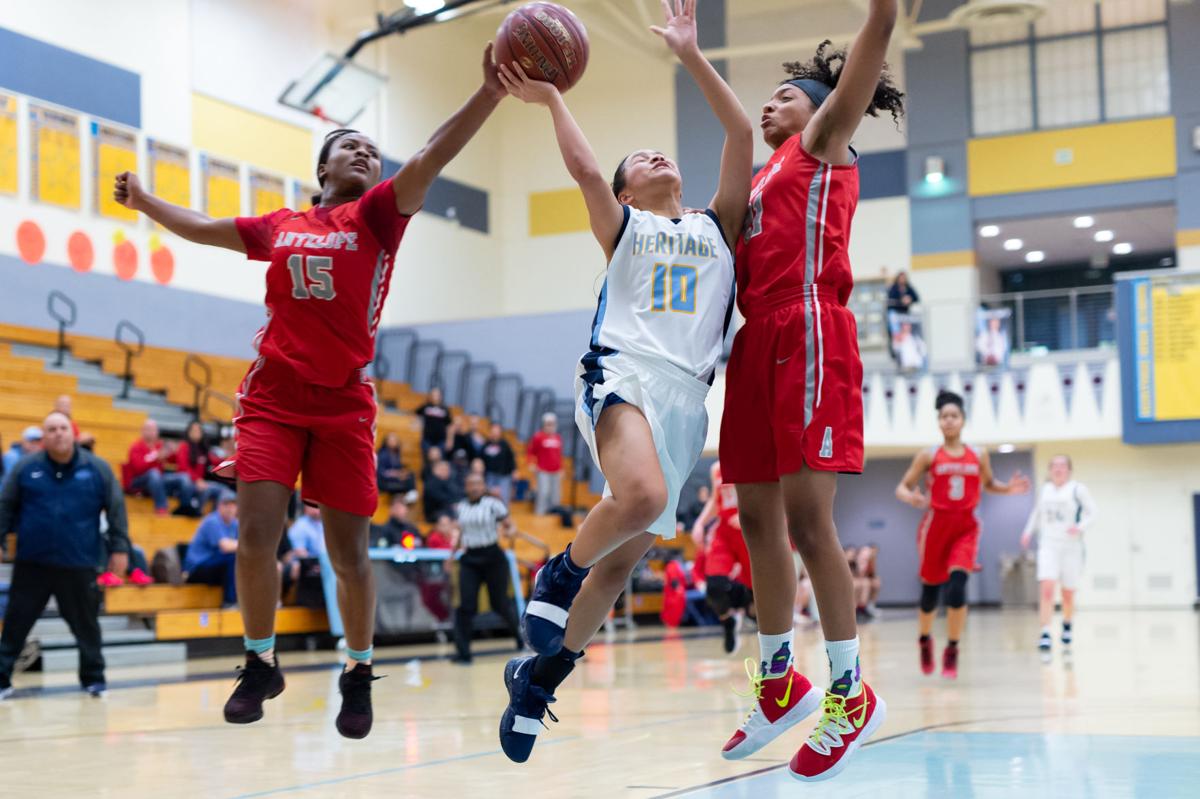 Antelope Girls Basketball Team Upsets Heritage In Northern