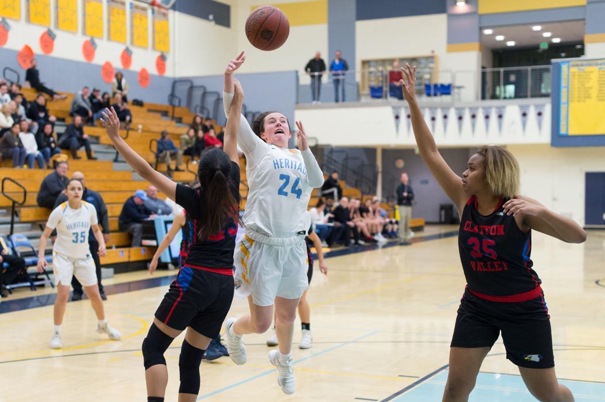 Photos Ncs Girls Basketball Championships Heritage Vs Clayton
