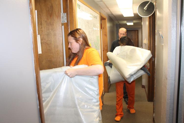 Inmates in the interview room