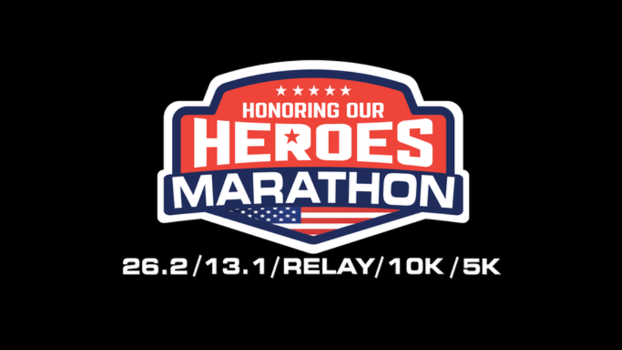 Honoring Our Heroes Marathon logo