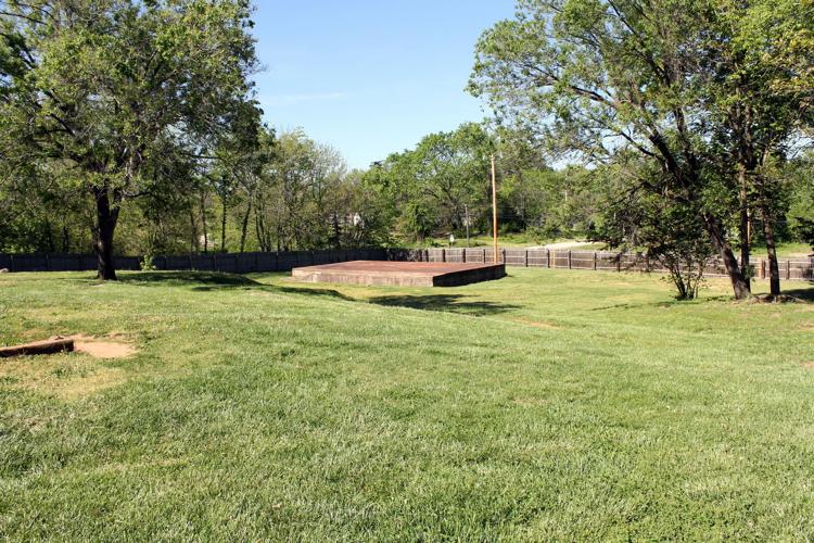 Treatment center backyard and recreation area