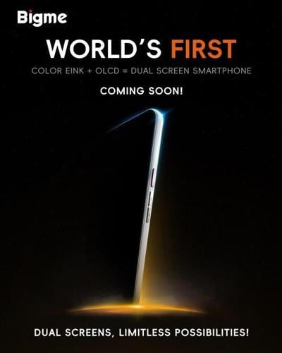 Bigme Officially Announces the World’s First Color E ink + LCD Dual Screen Smartphone, Marking a New Milestone in Innovation