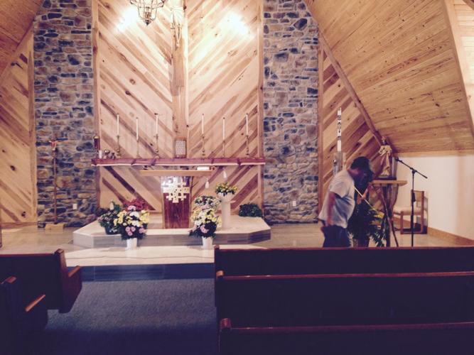 Inside Christ the King Catholic Church