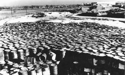 radioactive residues near Coldwater Creek