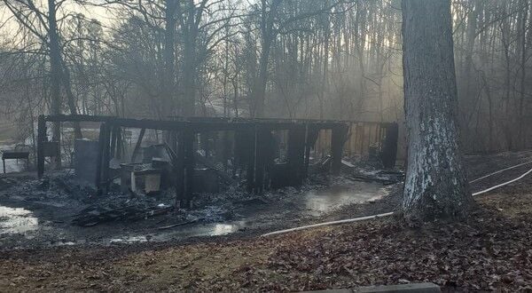 Round Spring Visitor Contact Station was destroyed by fire in December.