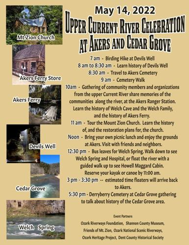 Upper Current River Celebration flyer