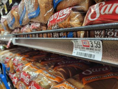 Bread at the Schnuck’s grocery story in Columbia
