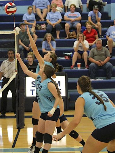 Lady Tigers to the net