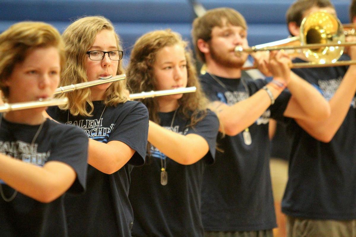 Band camp performance kicks off fall season, previews theme for year