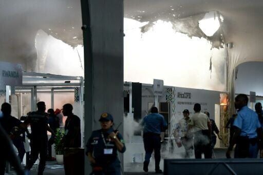 Negotiations were delayed when a fire torched a hole through the fabric ceiling of the COP30 venue