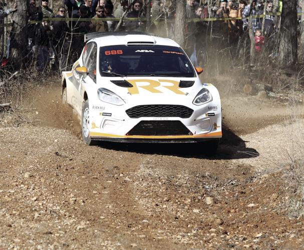 Car #688, driven by Tom Williams and co-driver Ross Whittock