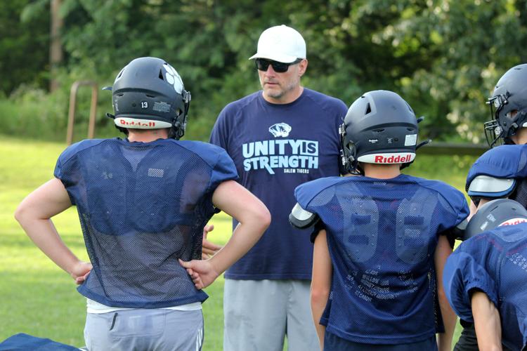 salem football camp coach myers.JPG