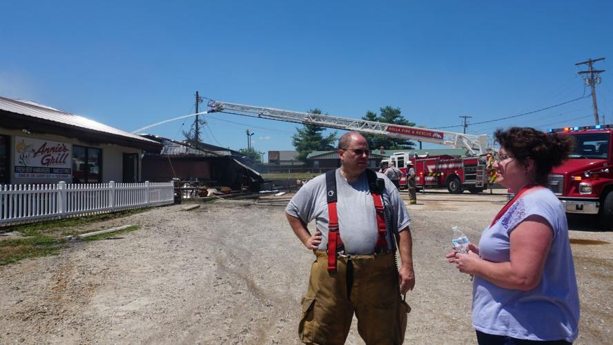 Medley and Nash Annie's Grill Fire