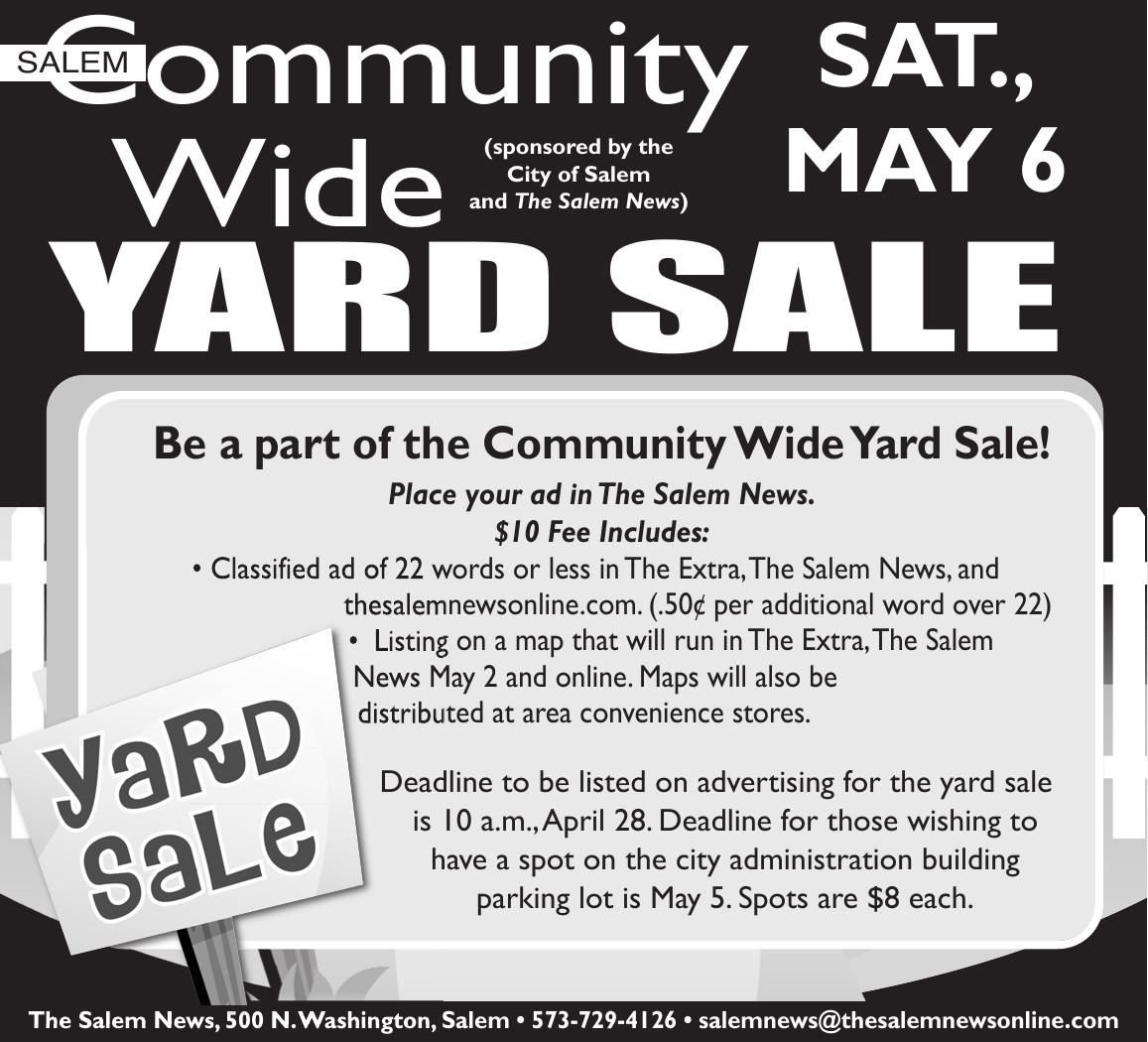Citywide Yard sale | | thesalemnewsonline.com
