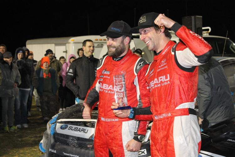 Travis Pastrana and co-driver Christian Edstrom