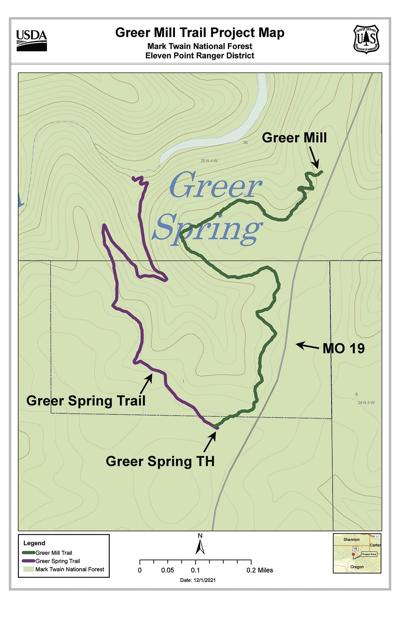 Greer Springs Map