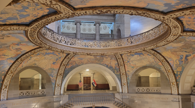 The Missouri Capitol Rotunda.