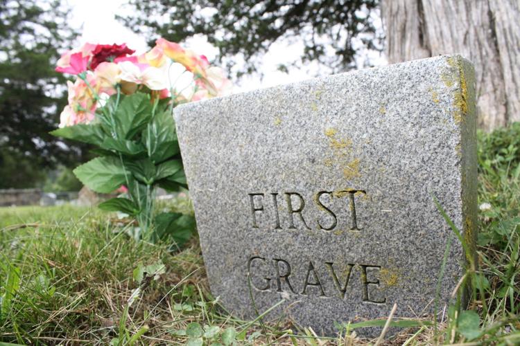 First grave at Mt. Hermon Cemetery