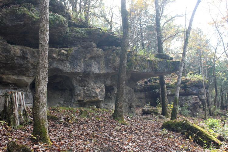 Rock formation on Painter Ridge Trail