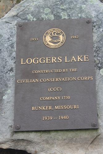 Logger's Lake monument
