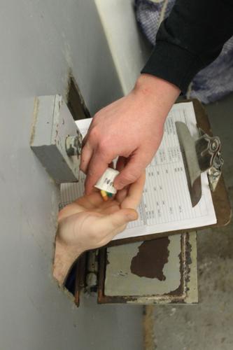 Medication time at the jail