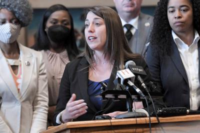 Minority Floor Leader Crystal Quade, D-Springfield