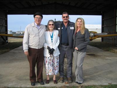 Frank, family and the airplane