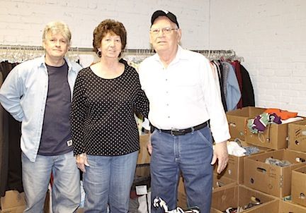 Tim Hannigan, Alma McWhorter, and Virgil McWhorter