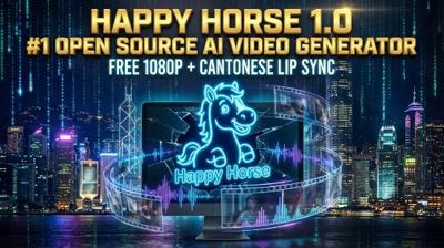 Global Sensation Happy Horse 1.0 Tops AI Video Rankings – Creators Can Generate 1080p HD Videos with Multi-Language Lip Sync