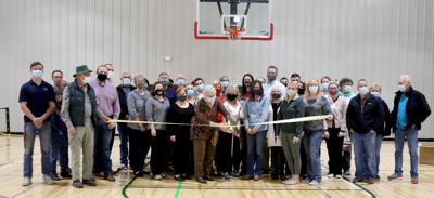 Ribbon cutting - grand opening of the new gymnasium
