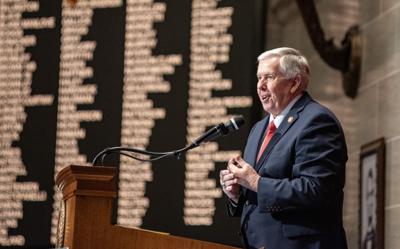 Missouri Gov. Mike Parson begins the annual State of the State speech