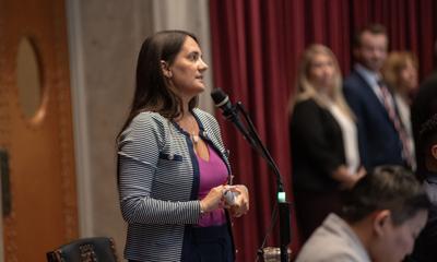 State Rep. Betsy Fogle of Springfield