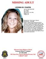 Lena Chapin Missing Person Poster