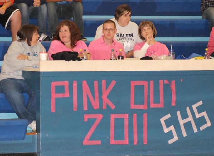 PINK OUT sign