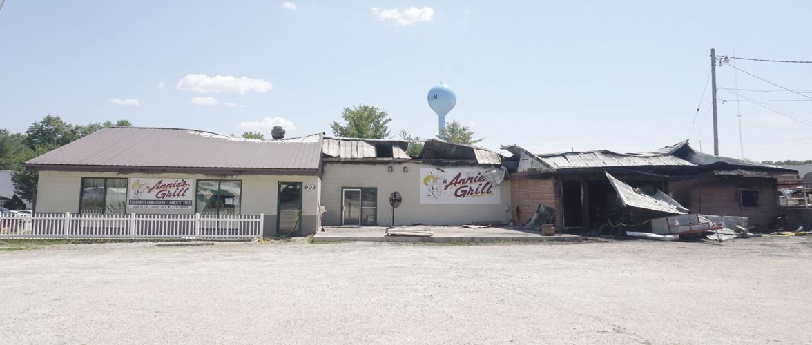 Annie's Grill Saturday after fire