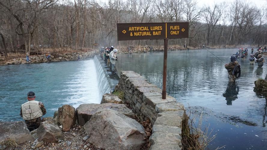 Hundreds of anglers lined all parts of Montauk's fishable waters.